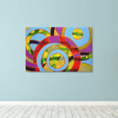 Samenstelling #21 door Michael Moffa Canvas Afdruk (Insitu (Houten vloer))