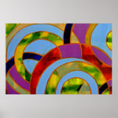 Samenstelling #21A door Michael Moffa Poster (Voorkant)