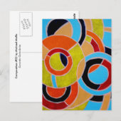 Samenstelling #22 door Michael Moffa Briefkaart (Voorkant / Achterkant)