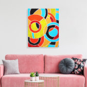 Samenstelling #22 door Michael Moffa Canvas Afdruk (Insitu (Woonkamer))