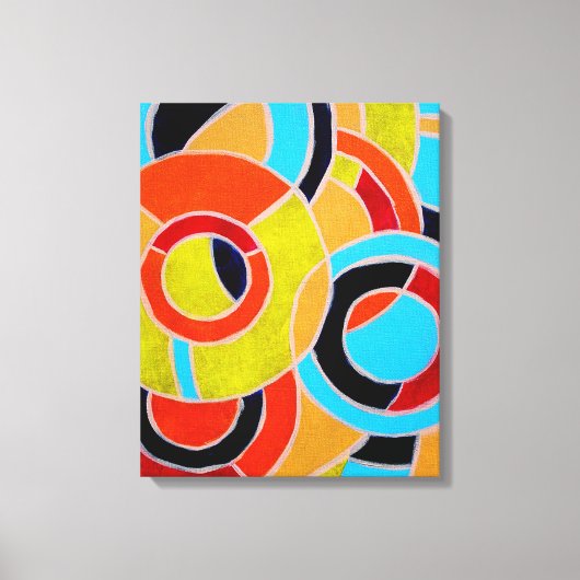 Samenstelling #22 door Michael Moffa Canvas Afdruk (Voorkant)