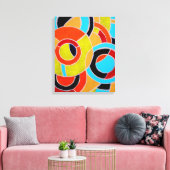 Samenstelling #22 door Michael Moffa Canvas Afdruk (Insitu (Woonkamer))