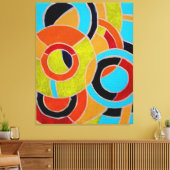 Samenstelling #22 door Michael Moffa Canvas Afdruk (Insitu (Woonkamer))