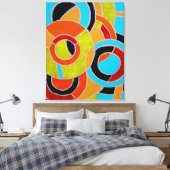 Samenstelling #22 door Michael Moffa Canvas Afdruk (Insitu (Slaapkamer))