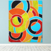 Samenstelling #22 door Michael Moffa Canvas Afdruk (Insitu (Houten vloer))