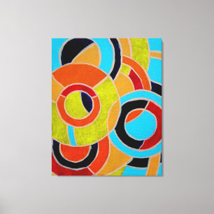 Samenstelling #22 door Michael Moffa Canvas Afdruk