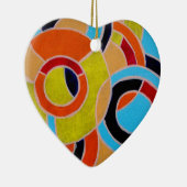 Samenstelling #22 door Michael Moffa Keramisch Ornament (Rechts)