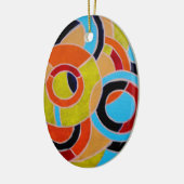 Samenstelling #22 door Michael Moffa Keramisch Ornament (Links)