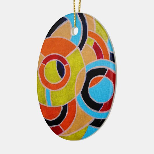 Samenstelling #22 door Michael Moffa Keramisch Ornament (Links)