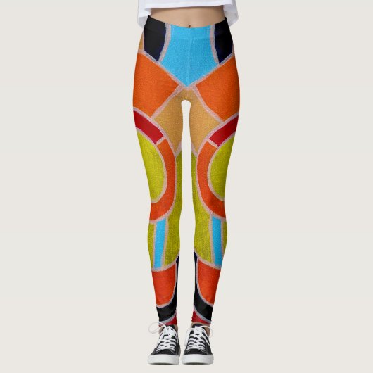 Samenstelling #22 door Michael Moffa Leggings (Voorkant)