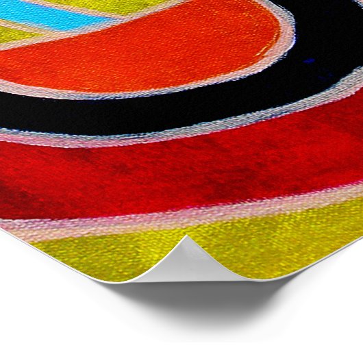 Samenstelling #22 door Michael Moffa Poster (Hoek)