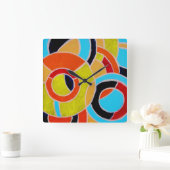 Samenstelling #22 door Michael Moffa Vierkante Klok (Huis)