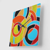 Samenstelling #22 door Michael Moffa Vierkante Klok (Hoek)