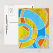 Samenstelling #23 door Michael Moffa Briefkaart (Voorkant / Achterkant)