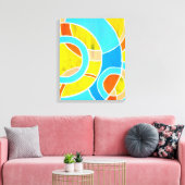 Samenstelling #23 door Michael Moffa Canvas Afdruk (Insitu (Woonkamer))