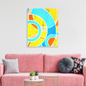 Samenstelling #23 door Michael Moffa Canvas Afdruk (Insitu (Woonkamer))