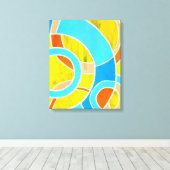 Samenstelling #23 door Michael Moffa Canvas Afdruk (Insitu (Houten vloer))