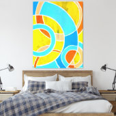 Samenstelling #23 door Michael Moffa Canvas Afdruk (Insitu (Slaapkamer))