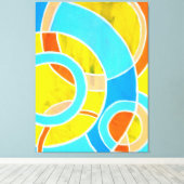 Samenstelling #23 door Michael Moffa Canvas Afdruk (Insitu (Houten vloer))