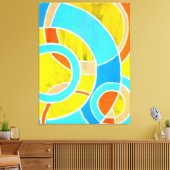 Samenstelling #23 door Michael Moffa Canvas Afdruk (Insitu (Woonkamer))