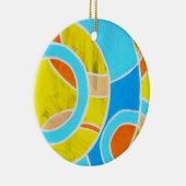 Samenstelling #23 door Michael Moffa Keramisch Ornament (Rechts)