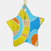 Samenstelling #23 door Michael Moffa Keramisch Ornament (Links)