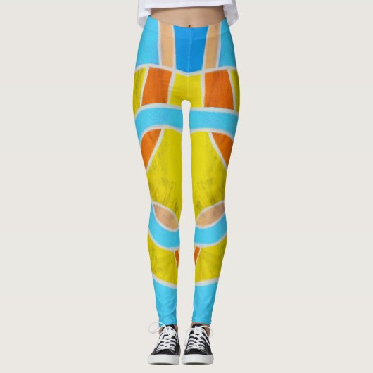 Samenstelling #23 door Michael Moffa Leggings (Voorkant)
