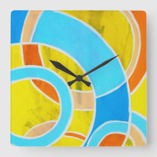 Samenstelling #23 door Michael Moffa Vierkante Klok