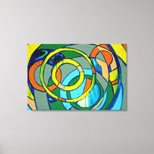 Samenstelling #26 door Michael Moffa Canvas Afdruk (Voorkant)