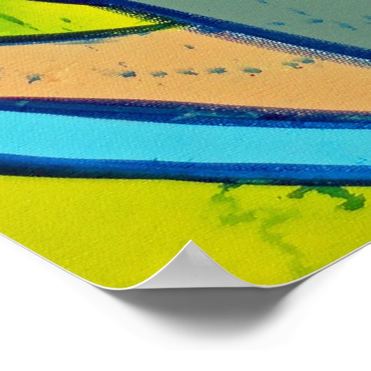 Samenstelling #26 door Michael Moffa Poster (Hoek)