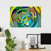 Samenstelling #26 door Michael Moffa Poster (Thuiskantoor)