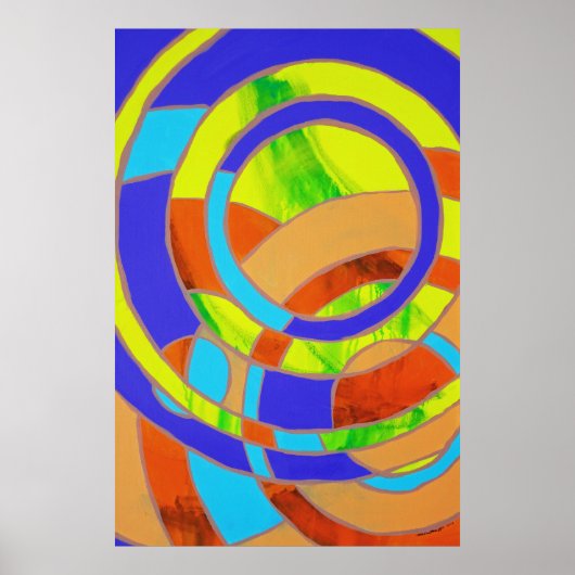 Samenstelling #27 door Michael Moffa Poster (Voorkant)