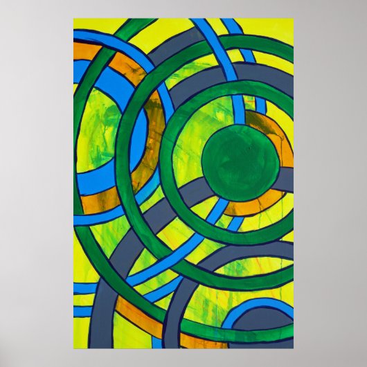 Samenstelling #28 door Michael Moffa Poster (Voorkant)