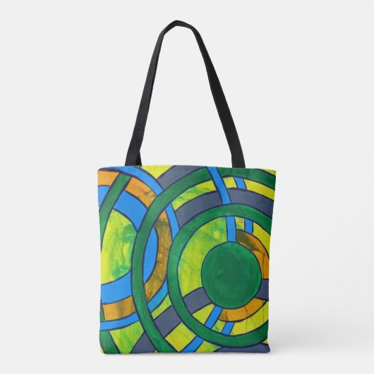 Samenstelling #28 door Michael Moffa Tote Bag (Achterkant)