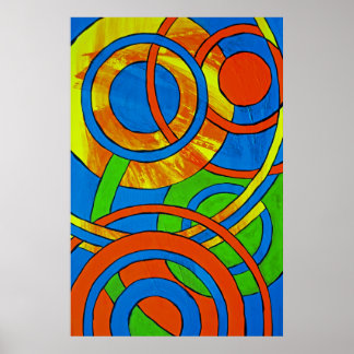 Samenstelling #29 door Michael Moffa Poster