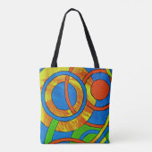 Samenstelling #29 door Michael Moffa Tote Bag (Achterkant)