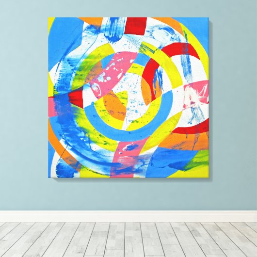 Samenstelling #2 door Michael Moffa Canvas Afdruk (Insitu (Houten vloer))