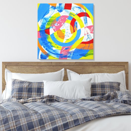 Samenstelling #2 door Michael Moffa Canvas Afdruk (Insitu (Slaapkamer))