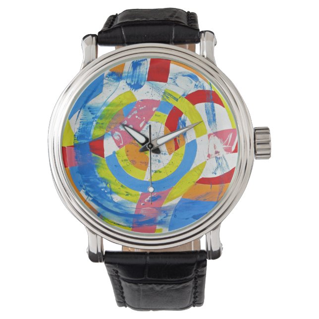 Samenstelling #2 door Michael Moffa Horloge (Voorkant)