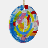 Samenstelling #2 door Michael Moffa Keramisch Ornament (Rechts)