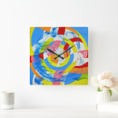 Samenstelling #2 door Michael Moffa Vierkante Klok (Huis)