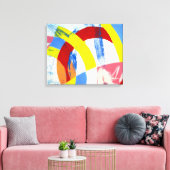 Samenstelling #2A door Michael Moffa Canvas Afdruk (Insitu (Woonkamer))