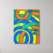 Samenstelling #30 van Michael Moffa Canvas Afdruk (Voorkant)