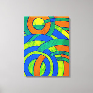 Samenstelling #30 van Michael Moffa Canvas Afdruk