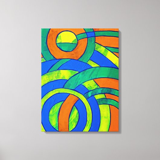 Samenstelling #30 van Michael Moffa Canvas Afdruk (Voorkant)