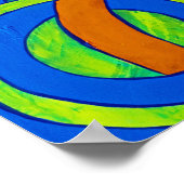 Samenstelling #30 van Michael Moffa Poster (Hoek)