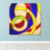 Samenstelling #31 van Michael Moffa Canvas Afdruk (Insitu (Houten vloer))