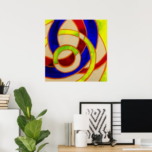 Samenstelling #31 van Michael Moffa Poster (Thuiskantoor)