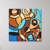 Samenstelling #32 door Michael Moffa Canvas Afdruk (Voorkant)