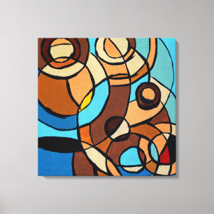 Samenstelling #32 door Michael Moffa Canvas Afdruk